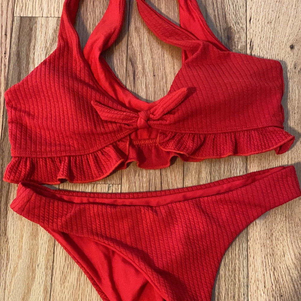 Red Bathing suit